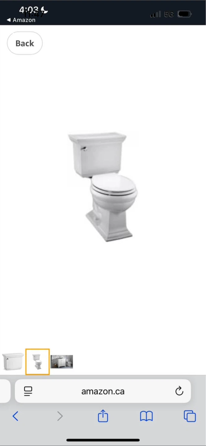 New New Kohler Memoirs 1.28 Gallons Per Flush Toilet Tank - photo 2