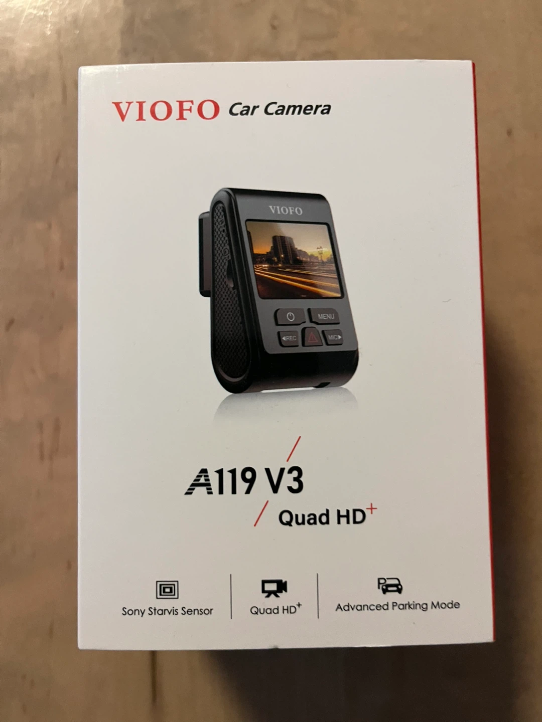 VIOFO A119 V3 Quad HD Dash Cam