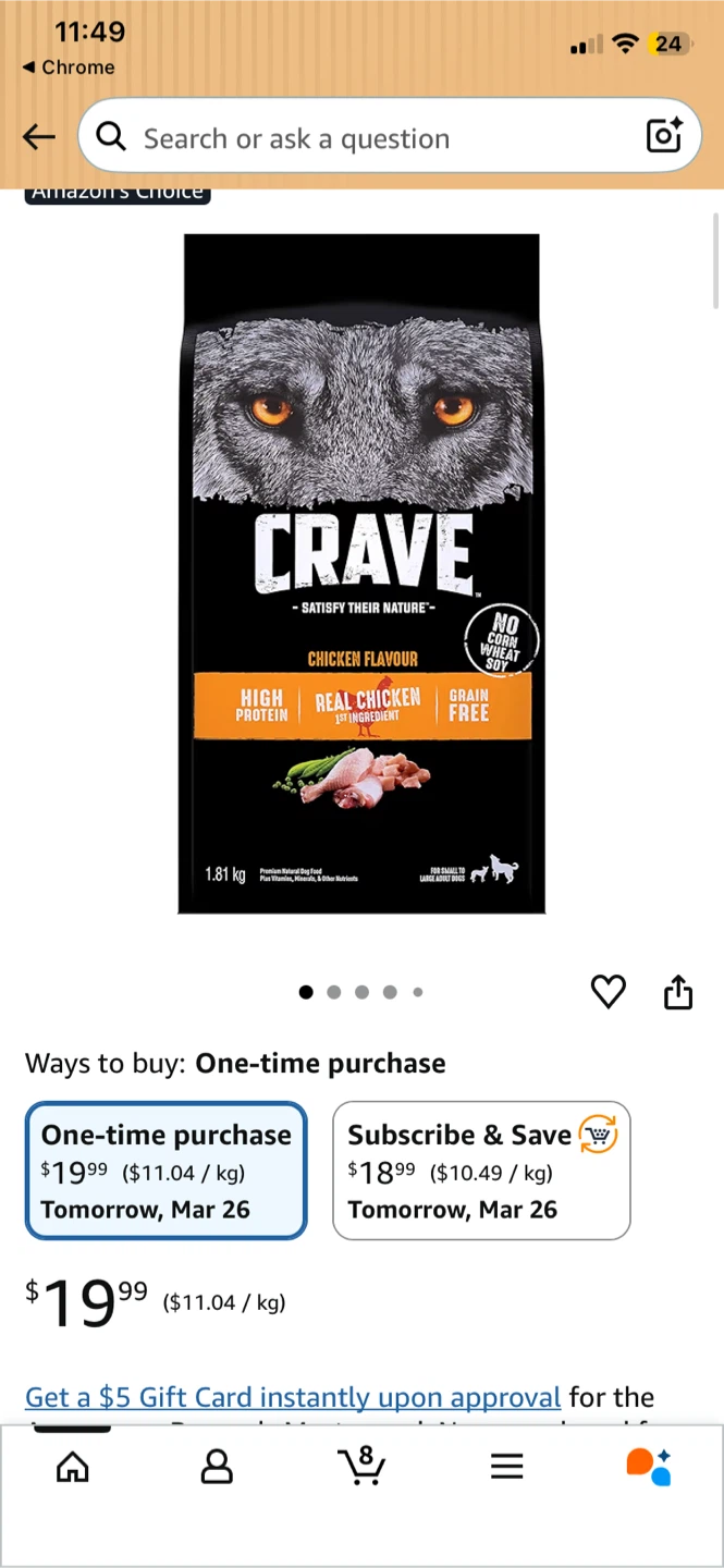 9 bags of dog food - Chicken Flavour - photo 4