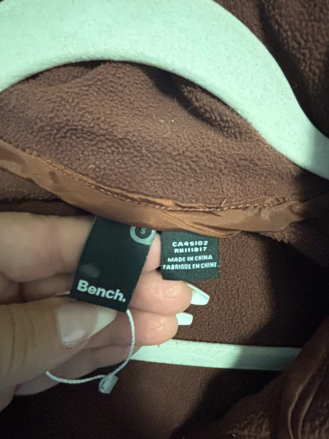 Bench Hooded Fleece Jacket - Burnt Red - photo 4