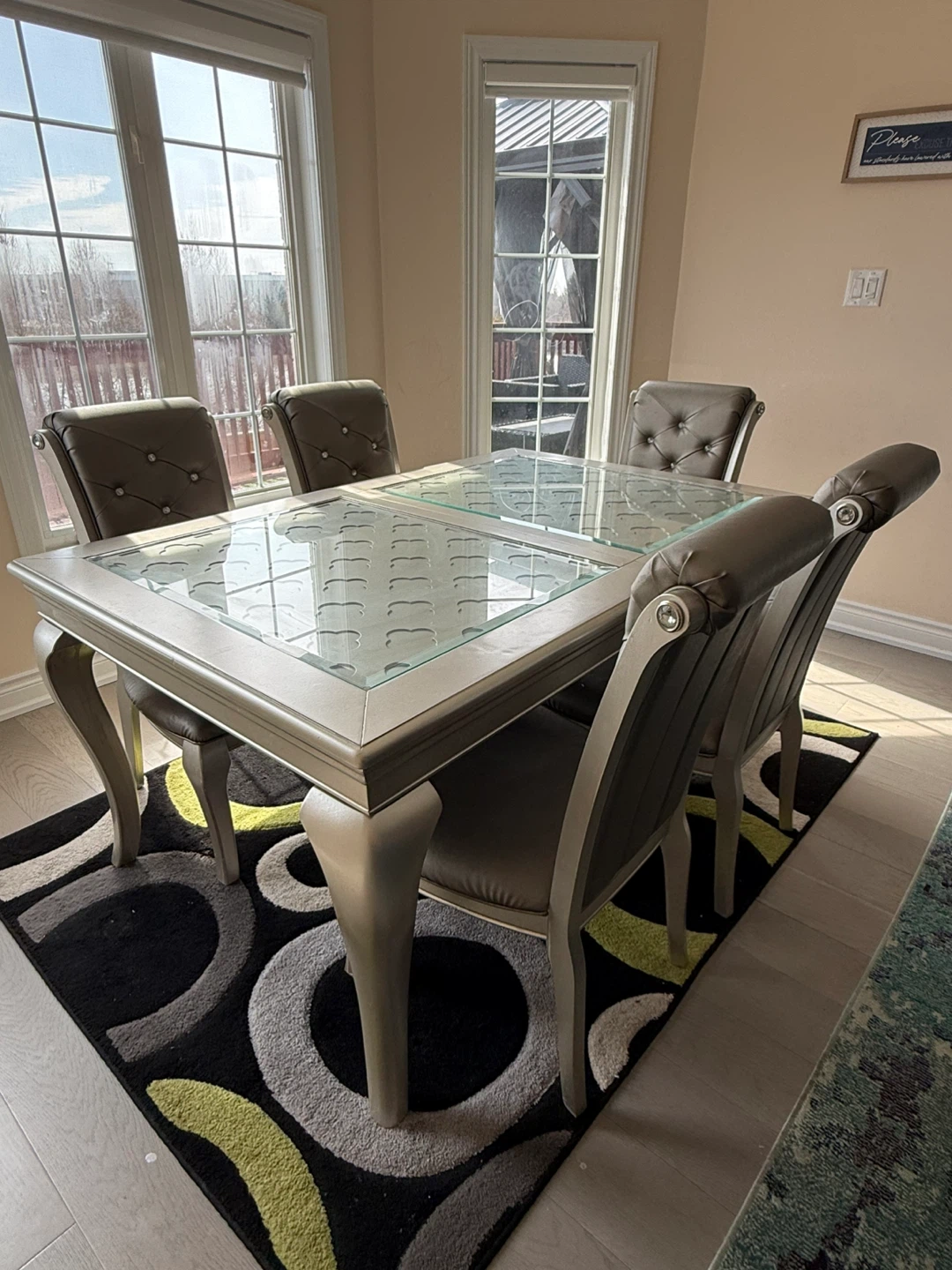 Dining Table and Chairs Set - 6 Seater - photo 2