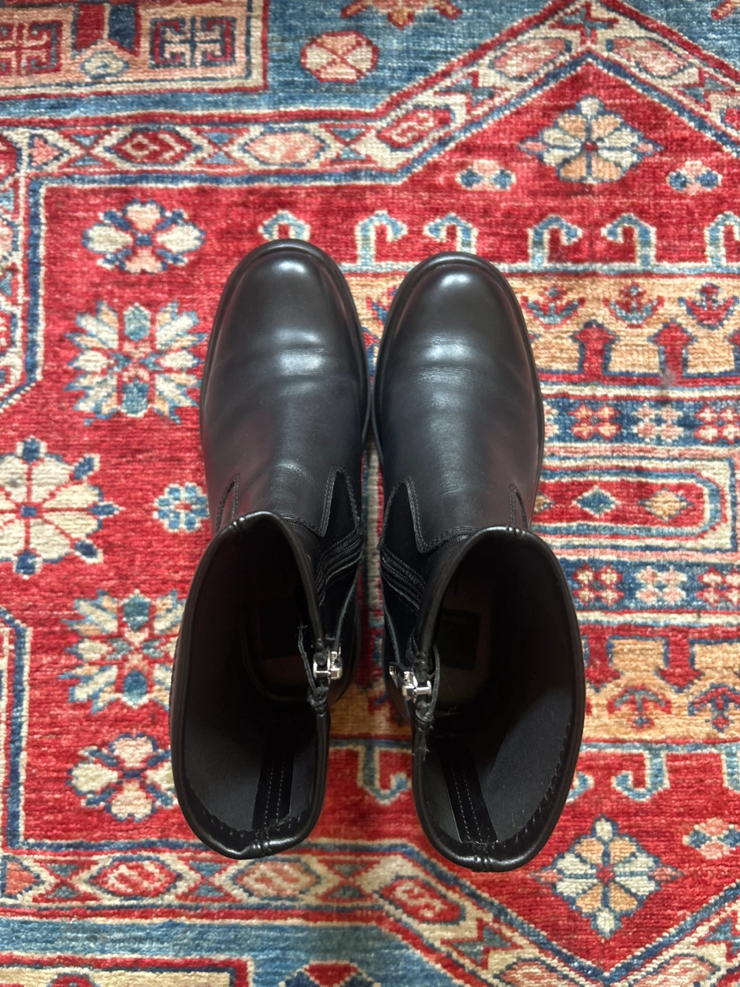 7M Black Leather Ankle Boots - photo 2