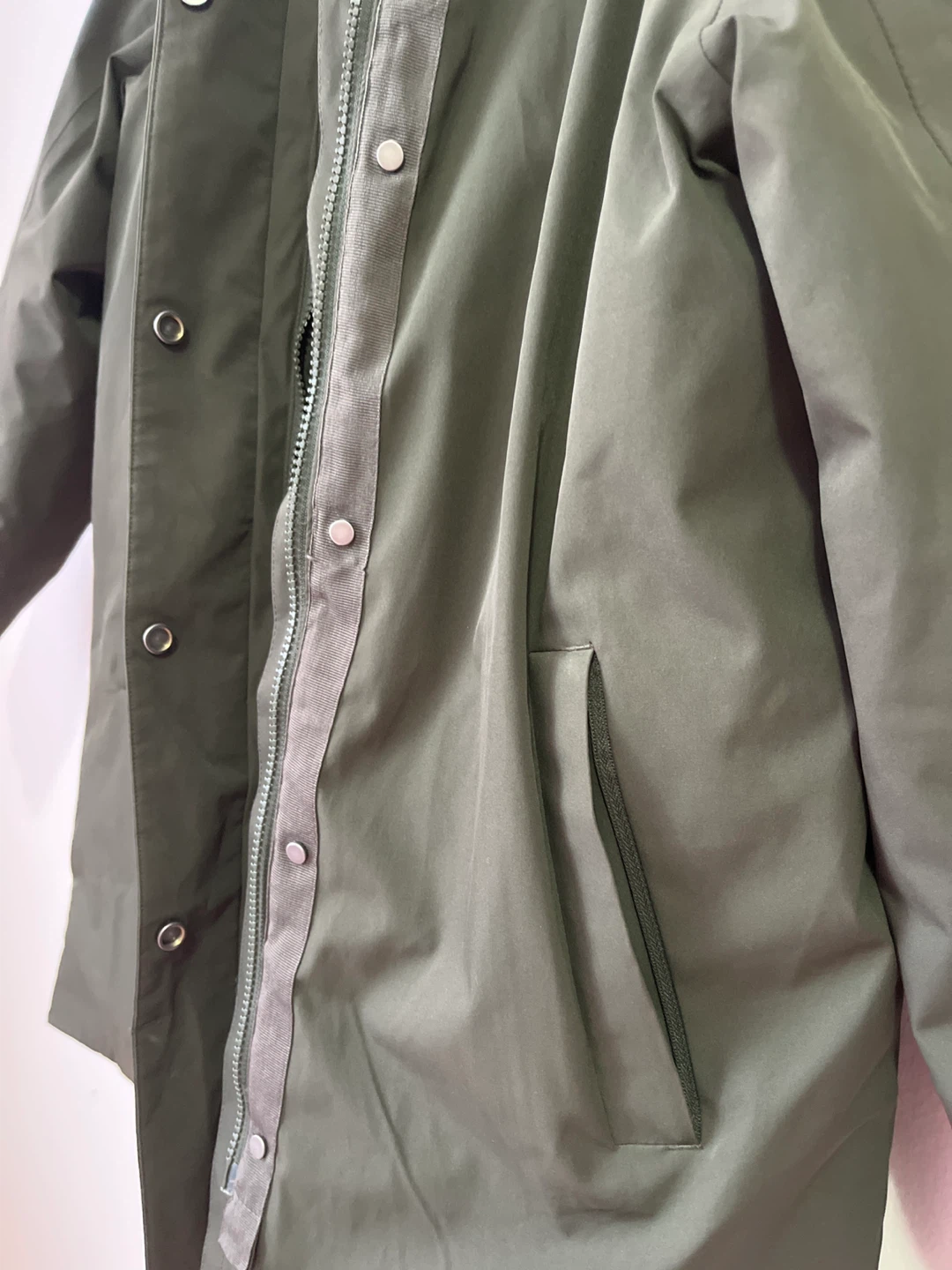 OAK + FORT Green Hooded Winter Parka - photo 2