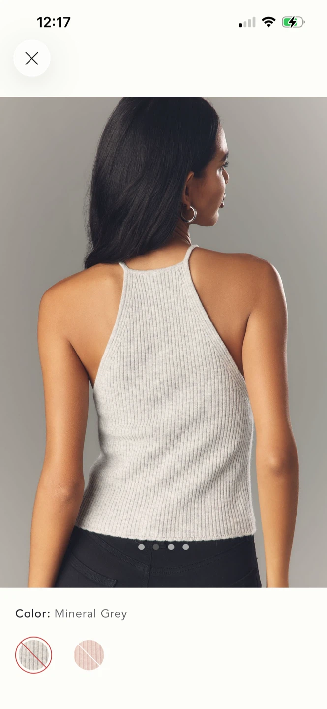 BNWT Anthropologie Wool & Cashmere Sweater Tank XS - photo 2