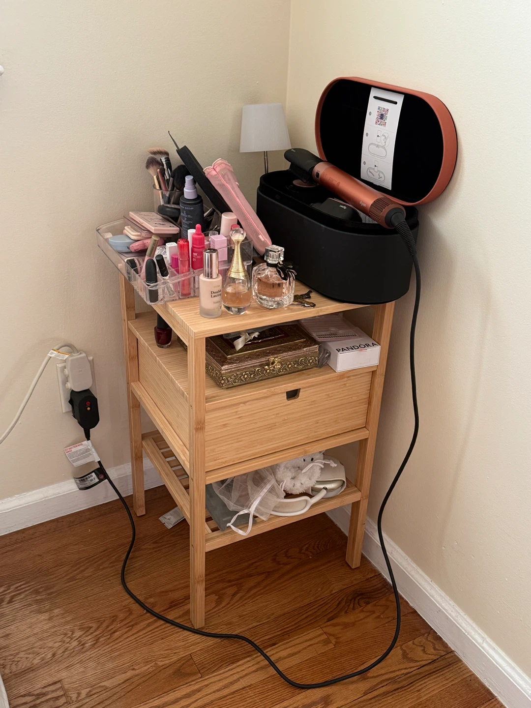 IKEA NORDKISA Nightstand (Bamboo) - Good Condition 🌿 - photo 2