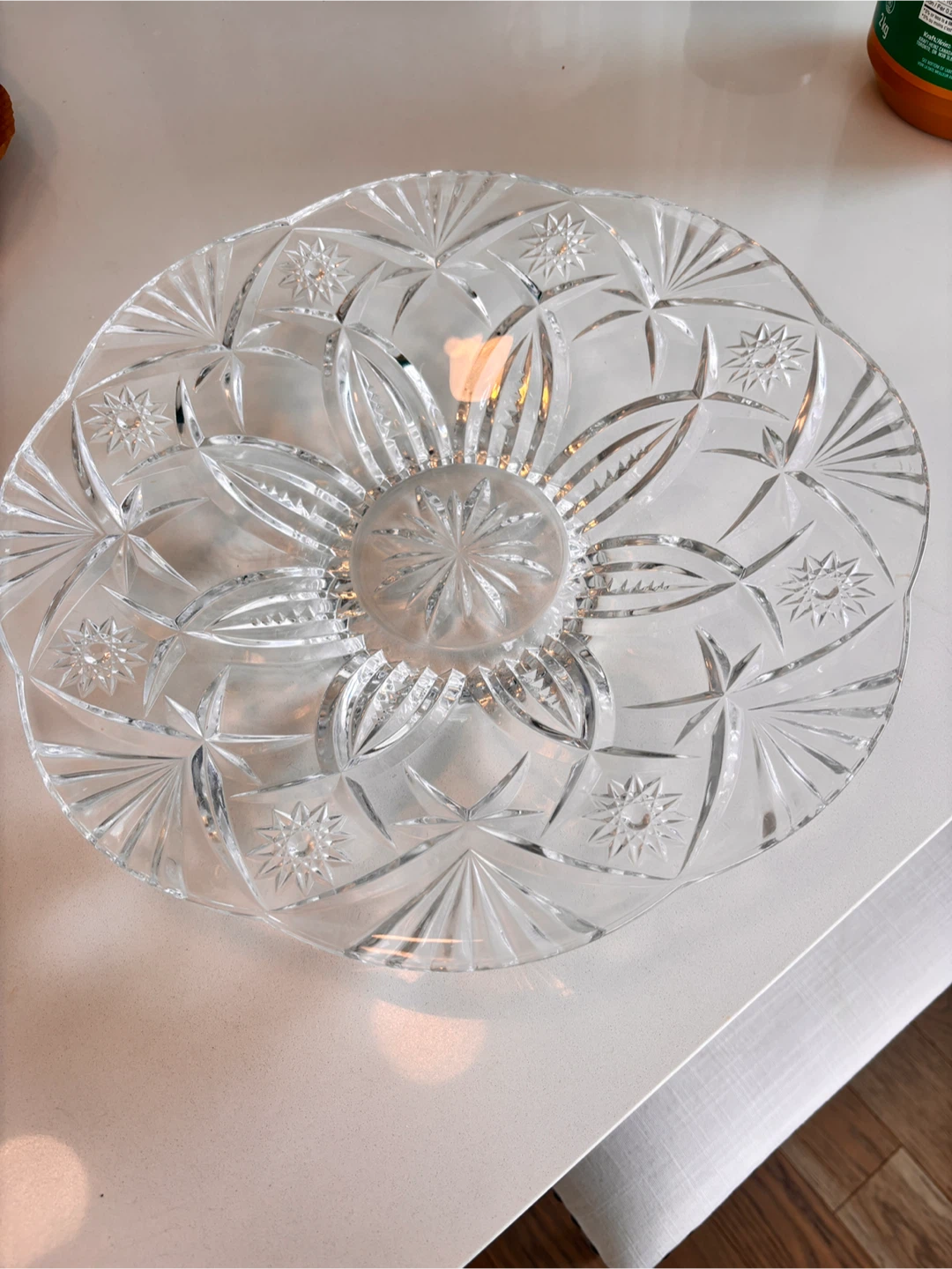 Crystal Serving Platter - photo 2