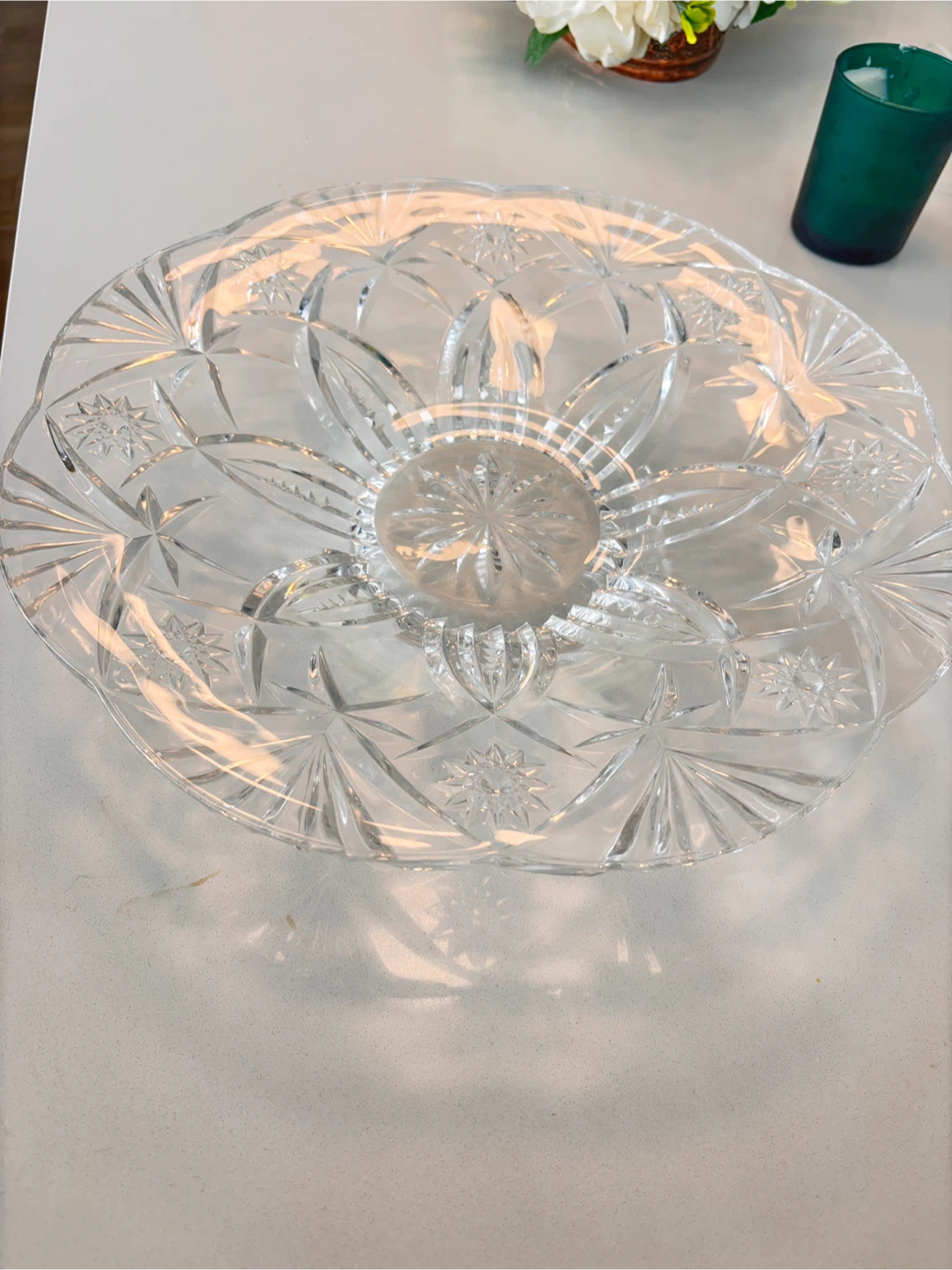 Crystal Serving Platter