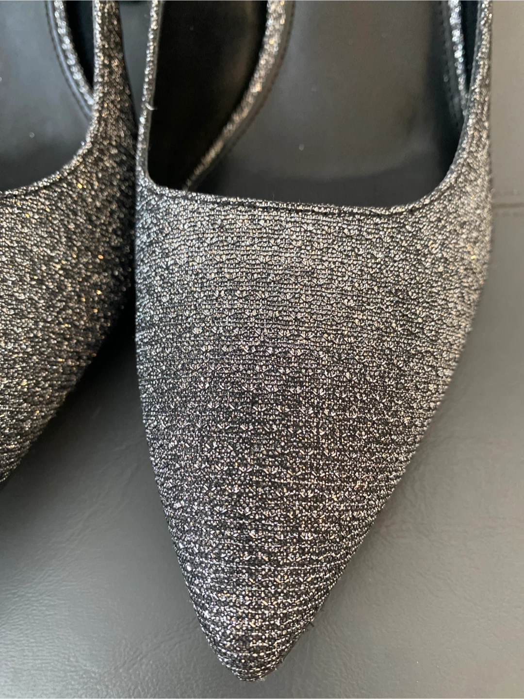 Michael Kors Silver Glitter Heels size 10 - photo 3