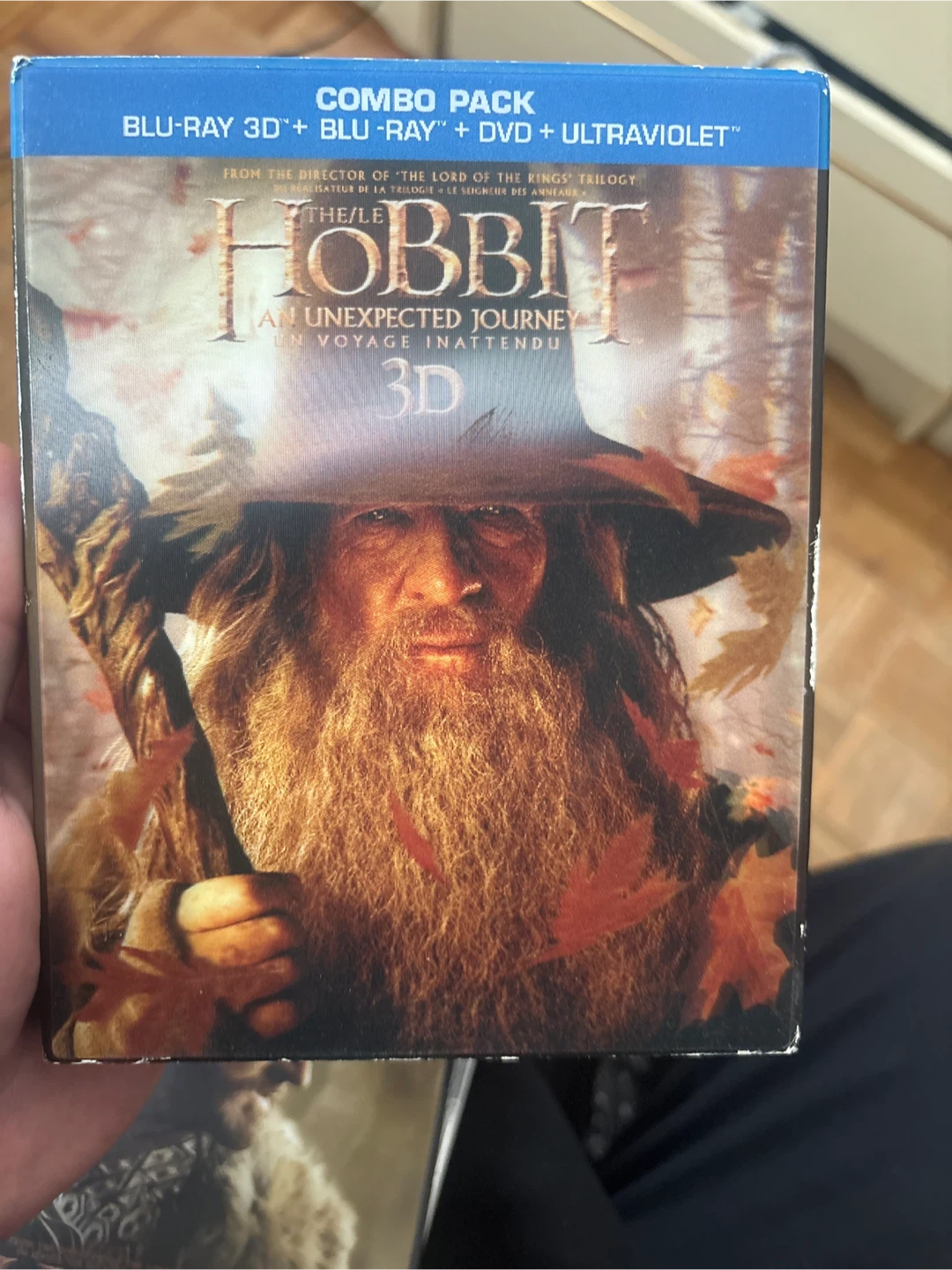 The HobbitBlu-ray 3D + Blu-ray + DVD + Ultraviolet Combo Pack
