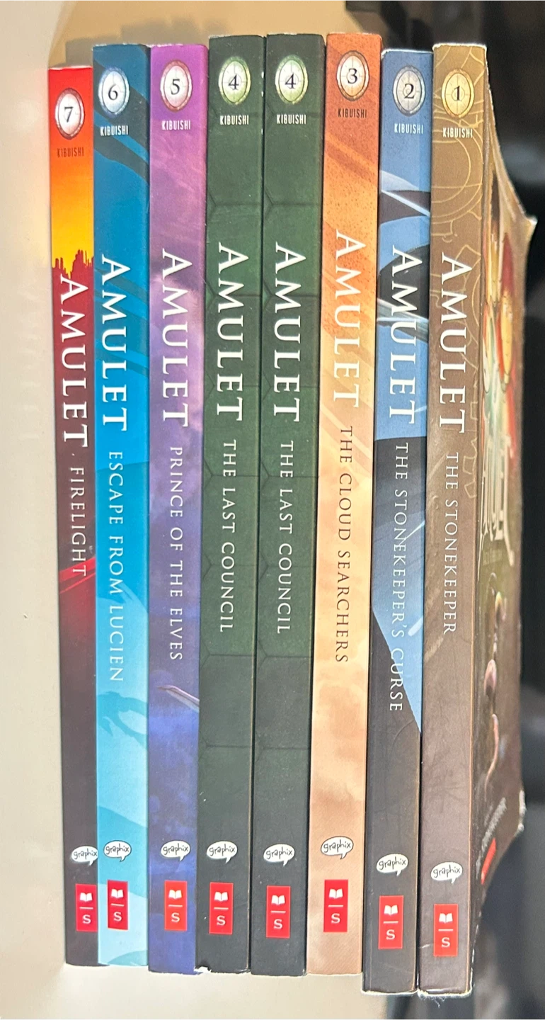 Amulet Graphic Novel Collection 📚 Volumes 1–7 (2× Volume 4)