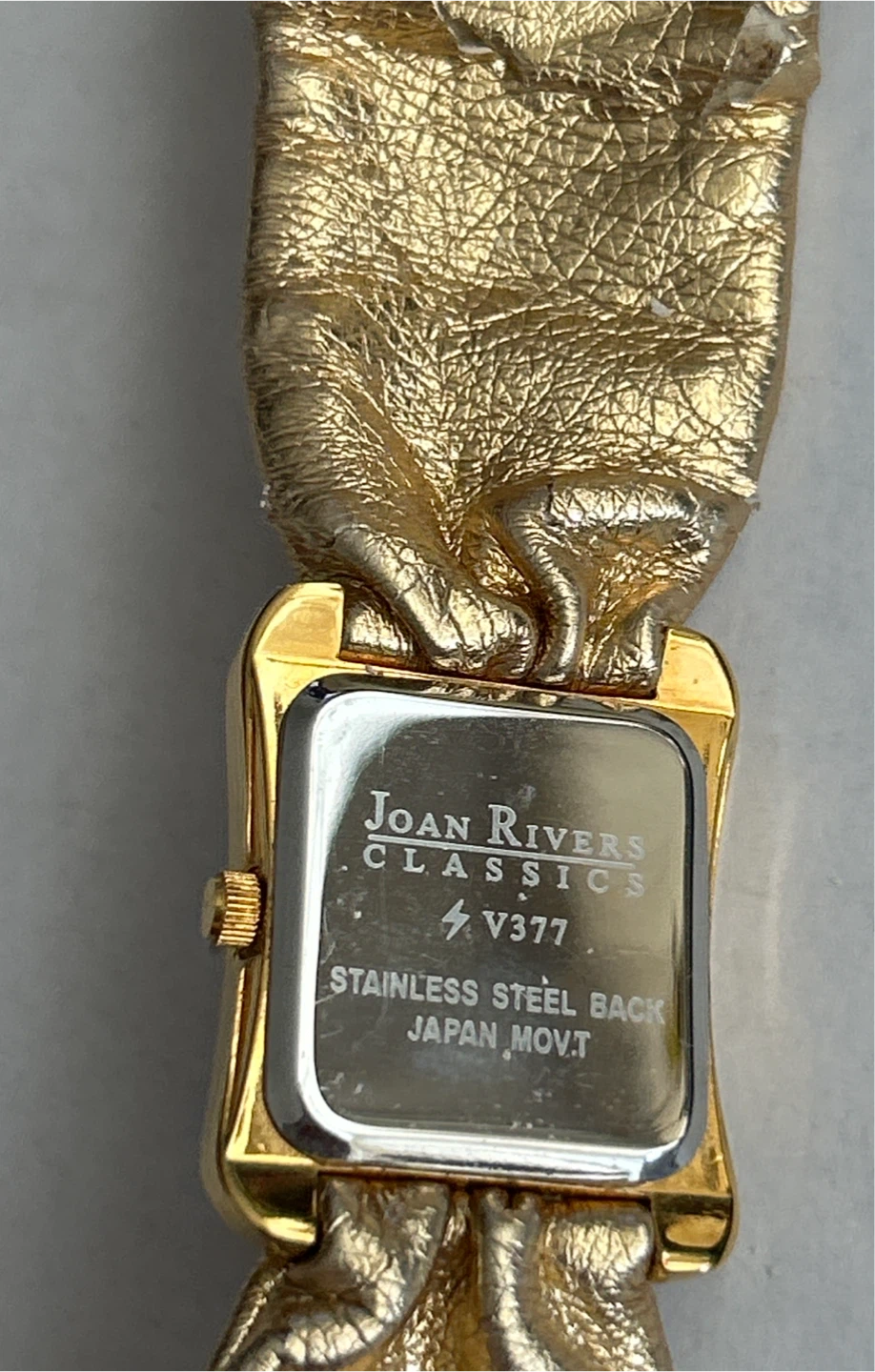 🥕Joan Rivers Classics Gold Tone Crystal Bezel Watch - photo 3
