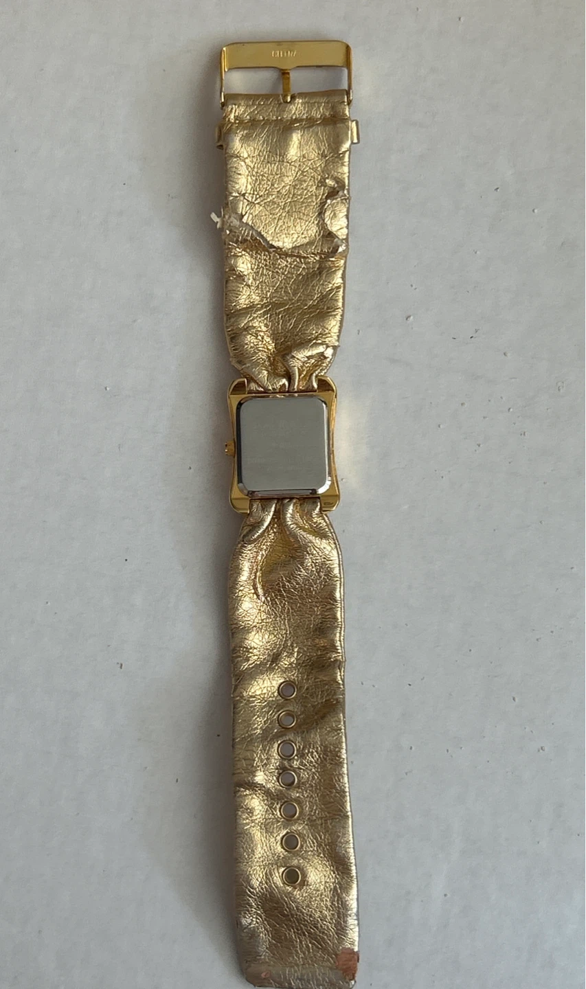 🥕Joan Rivers Classics Gold Tone Crystal Bezel Watch - photo 5
