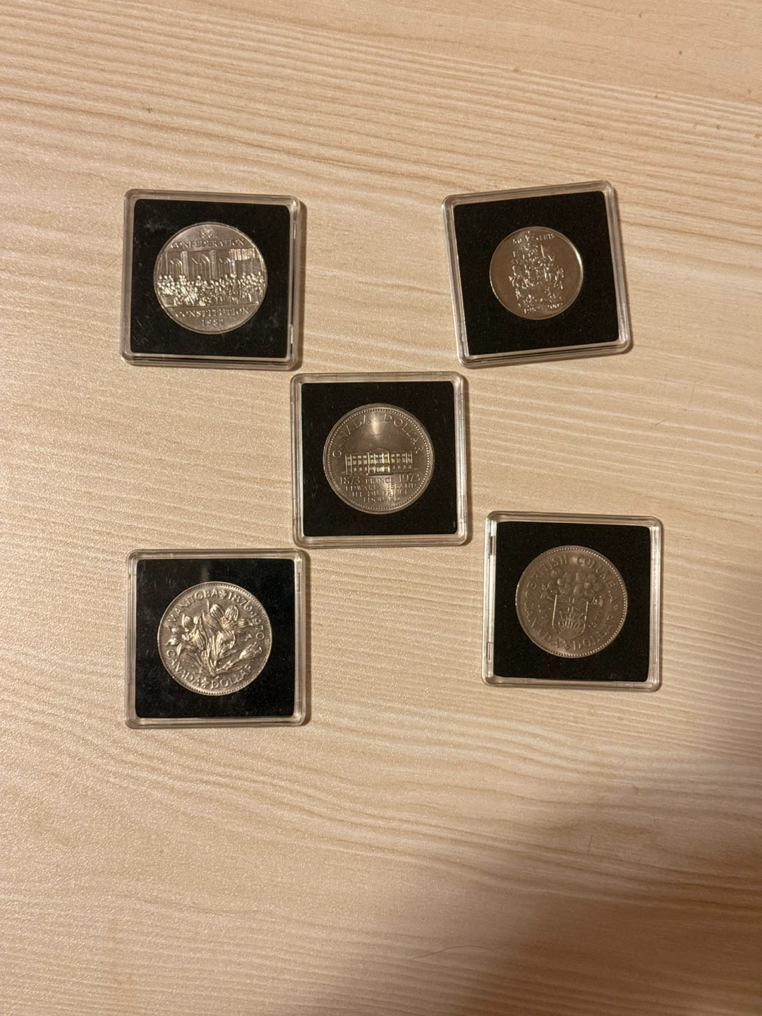 Collection of 5 Canadian Commemorative Coins