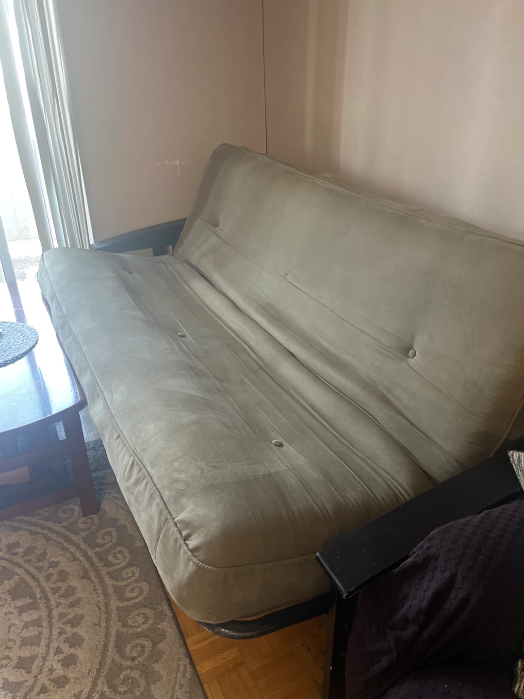 Futon Sofa Bed - Beige
