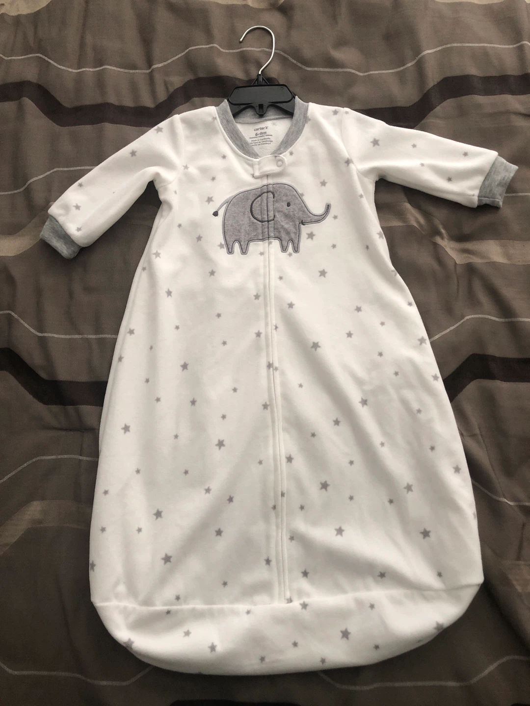 Carter's Baby Sleep Sack 6-9 Months Elephant Stars
