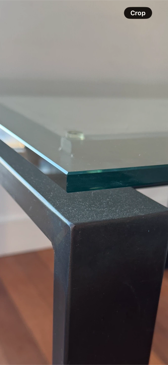 Room & Board Rand Glass and steel Dining Table