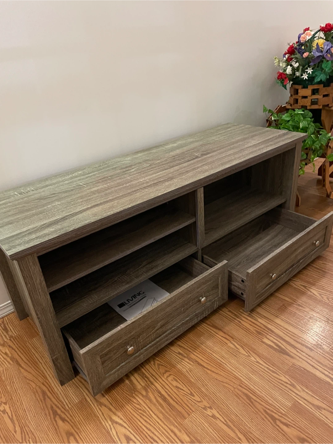 TV Stand with Storage Drawers - photo 2