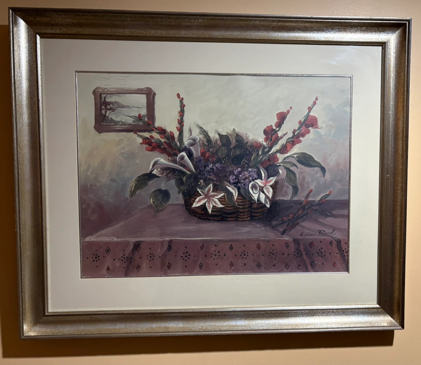 Framed Floral Still Life Painting by Eric R... - photo 3