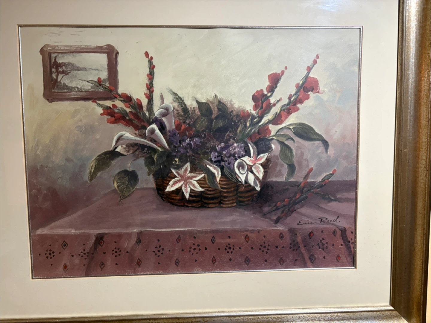 Framed Floral Still Life Painting by Eric R... - photo 2