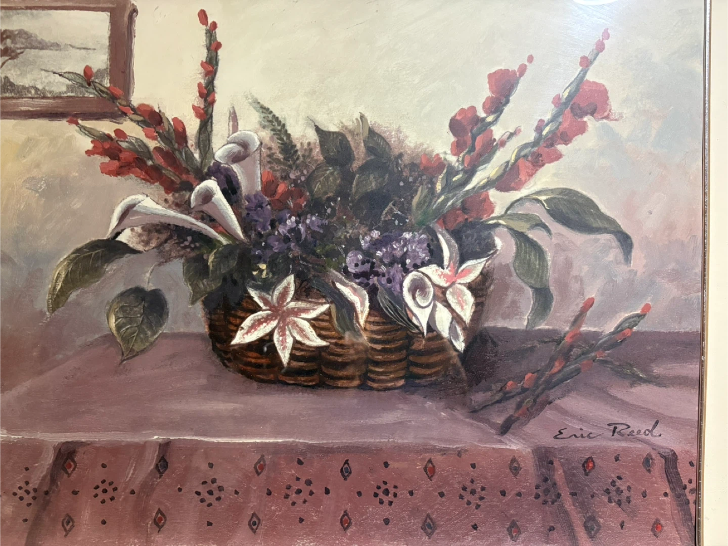 Framed Floral Still Life Painting by Eric R... - photo 4