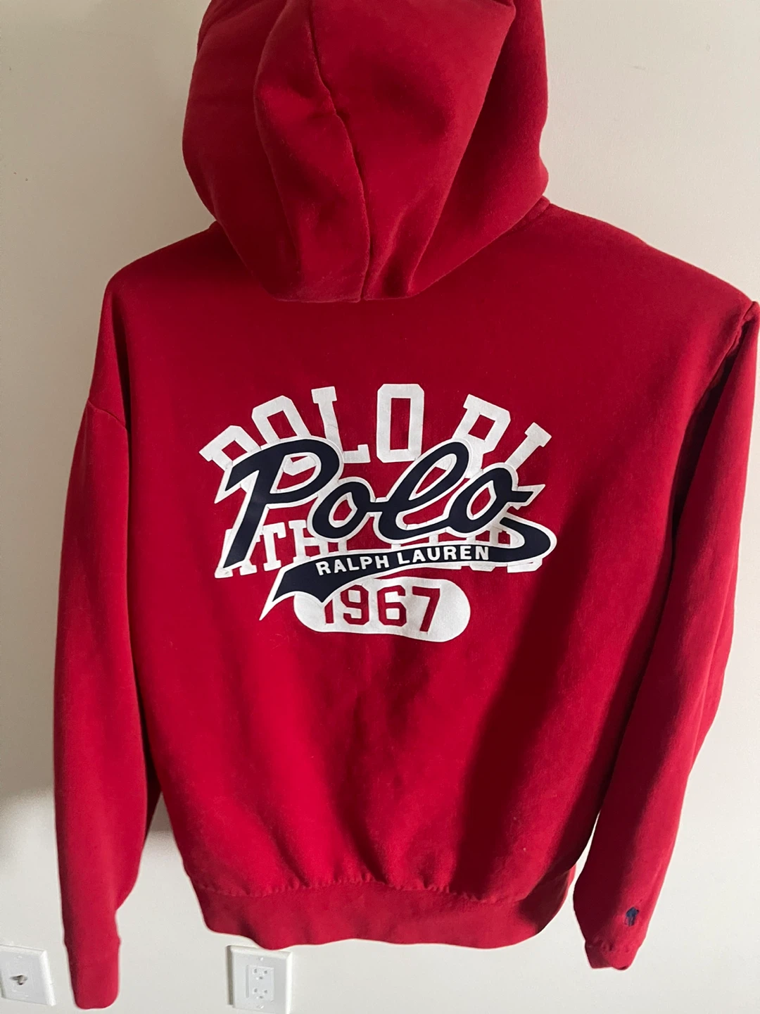 Polo Ralph Lauren Red Zip-Up Hoodie