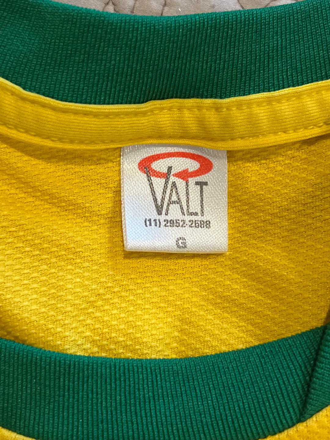 VALTT Brasil Soccer Jersey Size G - photo 3