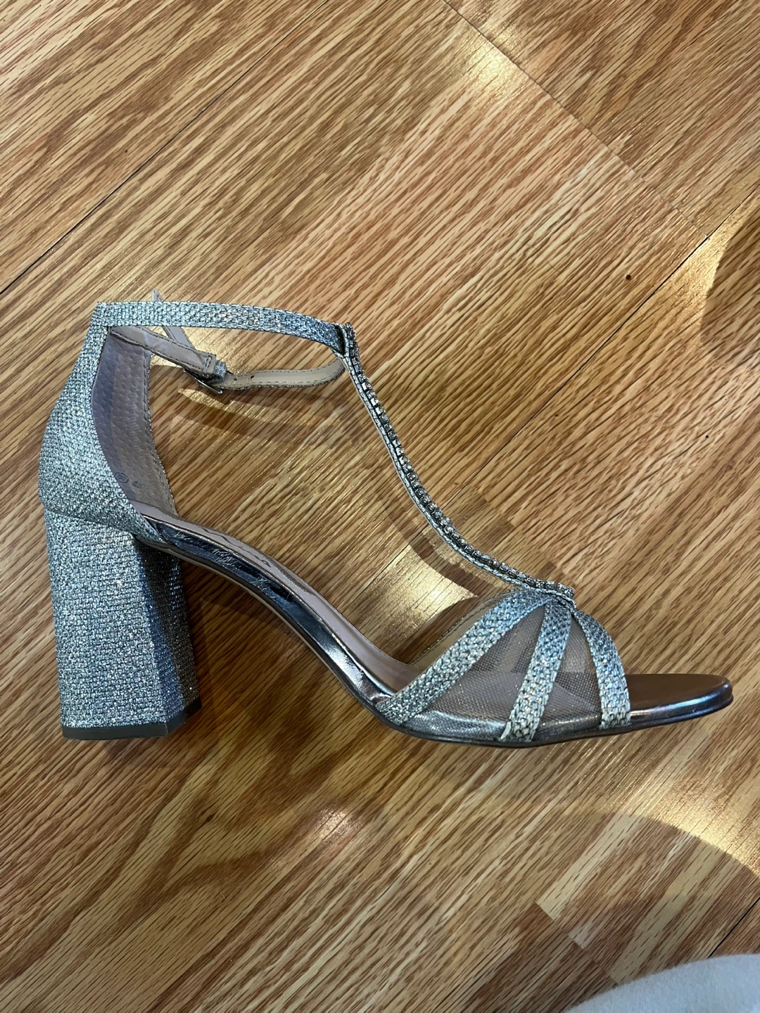 Nina Silver Embellished Heels - photo 2