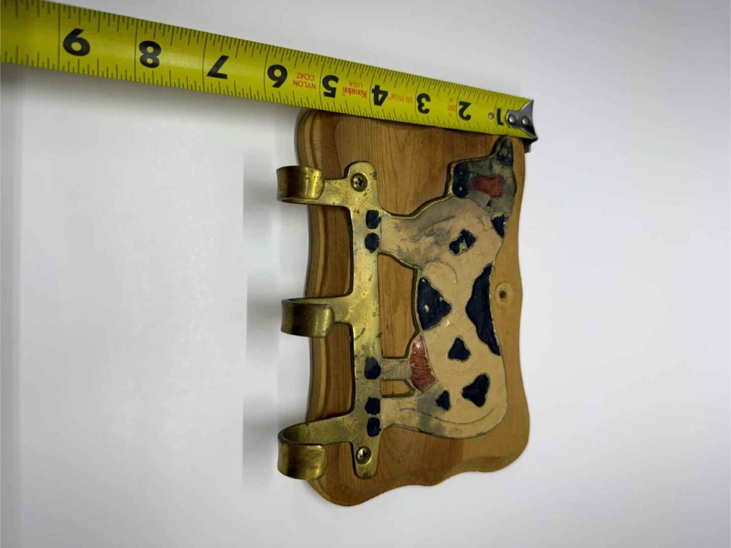 Wooden Wall Hook with Cow Design - photo 3