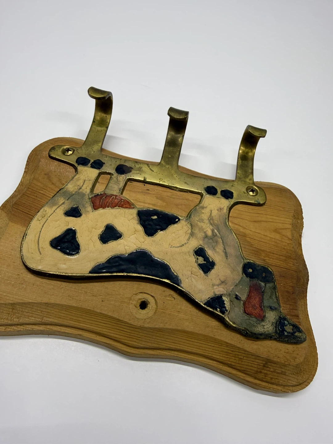 Wooden Wall Hook with Cow Design - photo 5