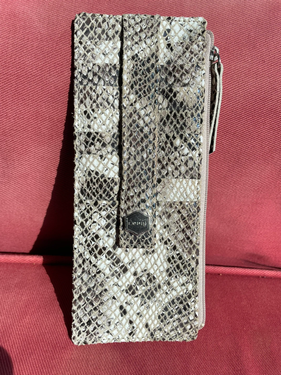 Fossil Snake Print Wallet