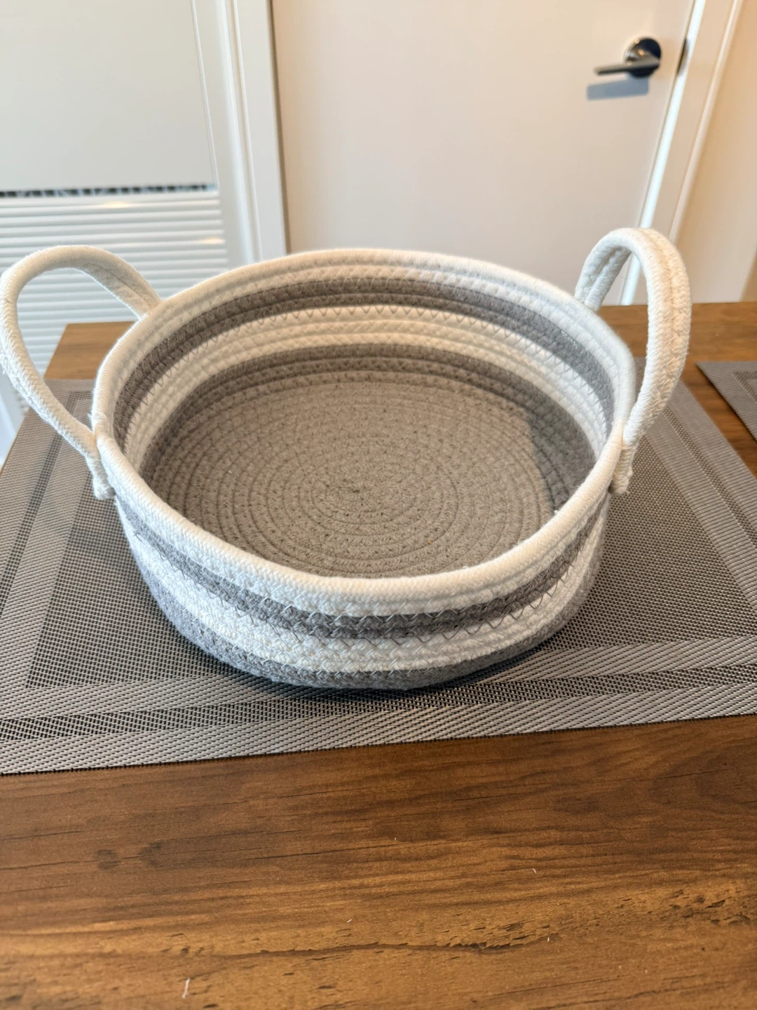 Woven Rope Storage Basket with Handles - photo 2