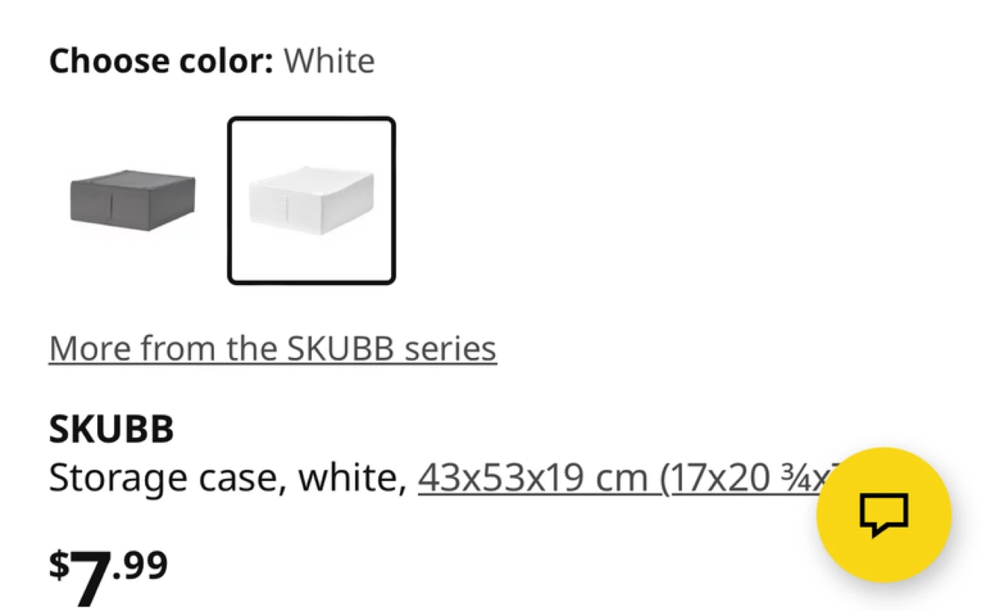 IKEA SKUBB Storage Case - photo 3
