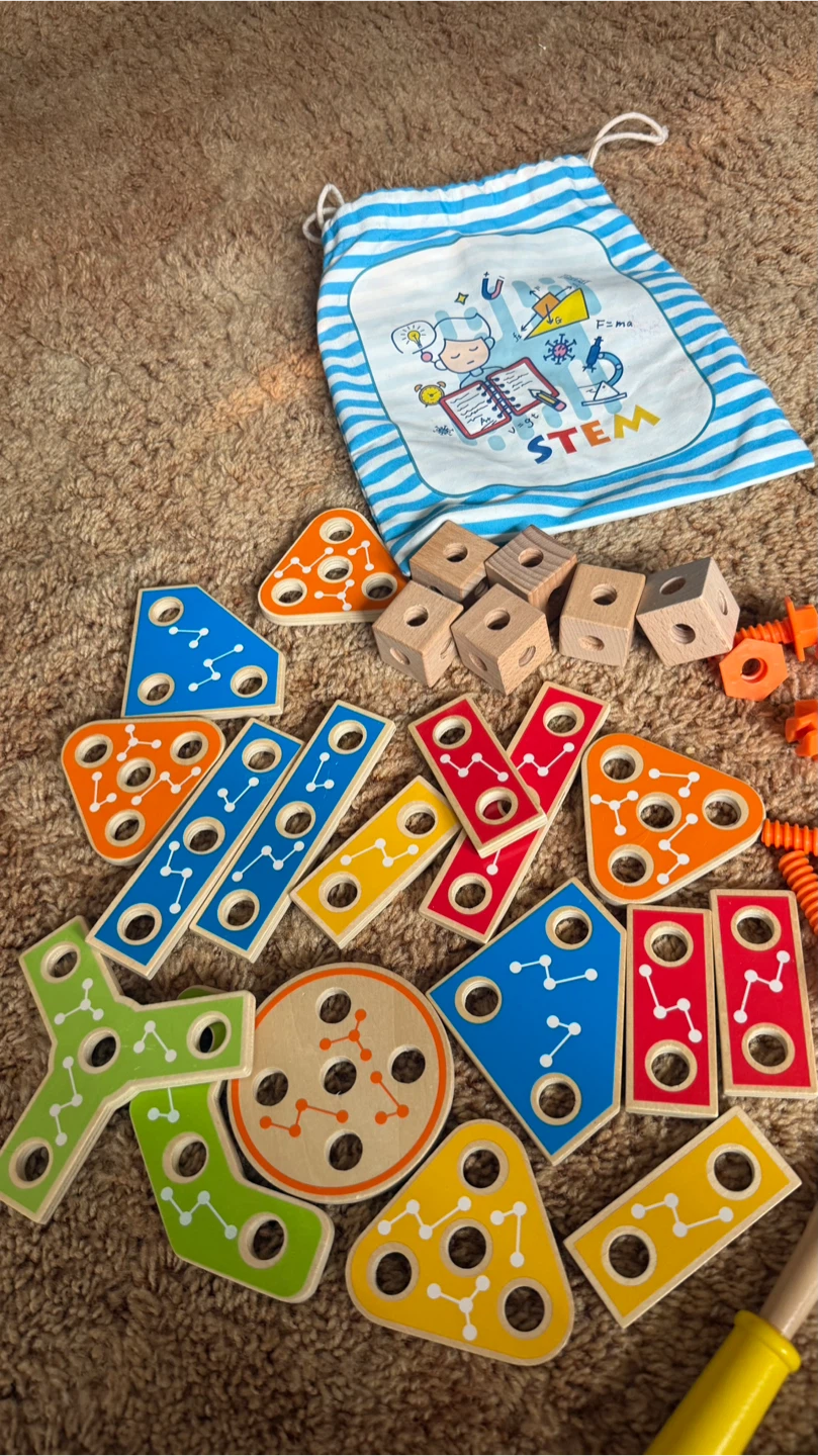 STEM Building Toy Set with Storage Bag check more pictures - photo 3