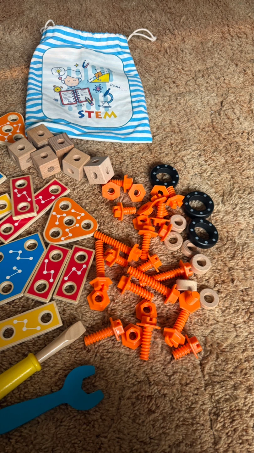 STEM Building Toy Set with Storage Bag check more pictures - photo 5