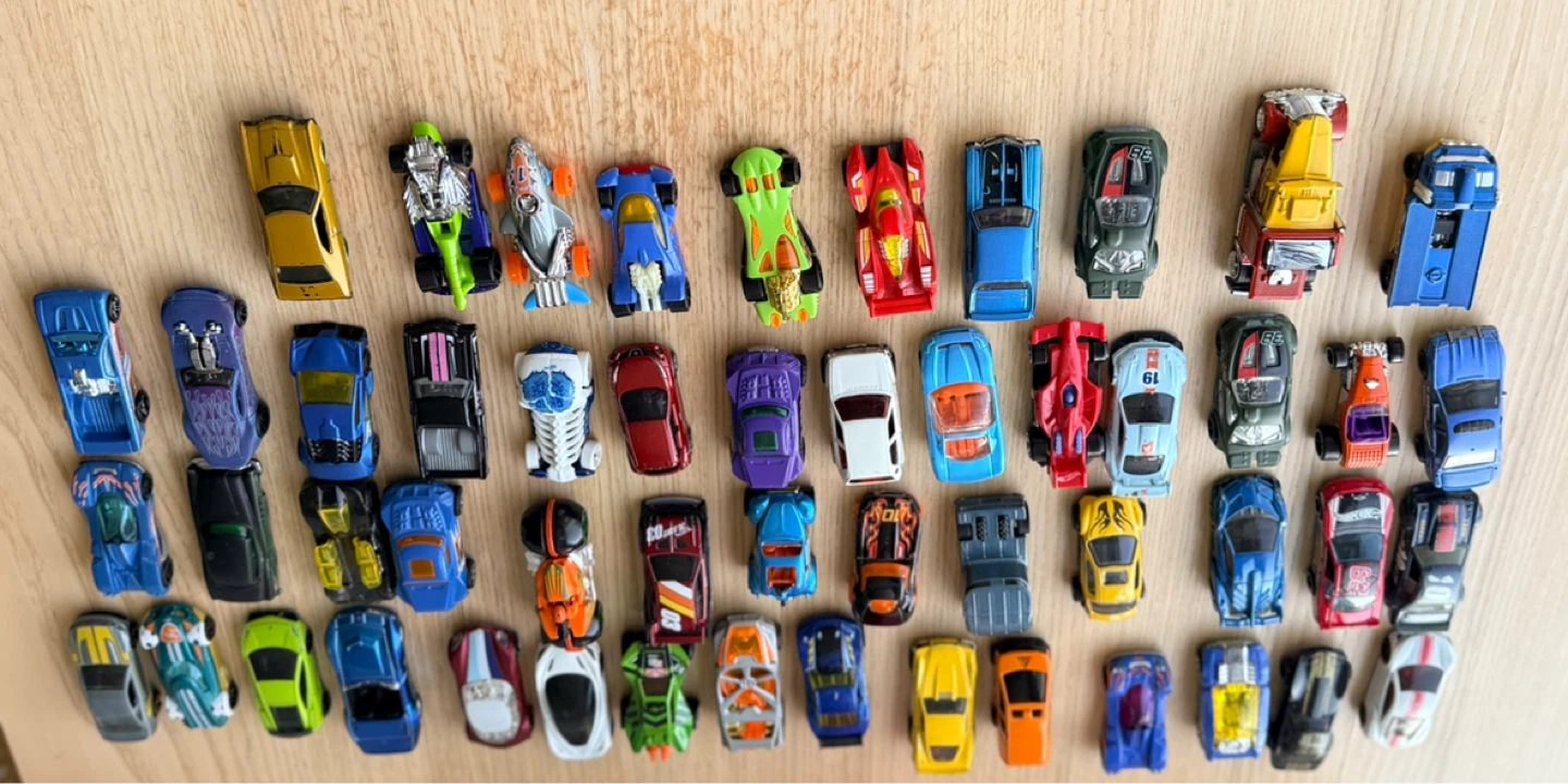 🥕 Hot wheels collection of toy card 55 cars - photo 2