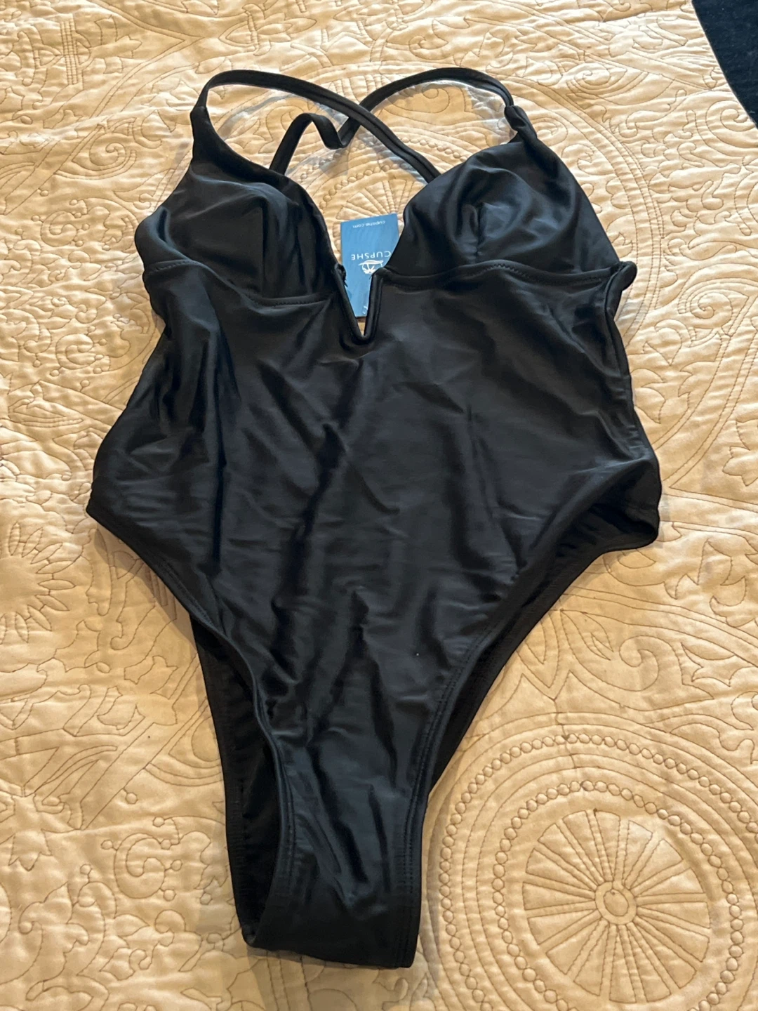 Cupshe Black One-Piece Swimsuit