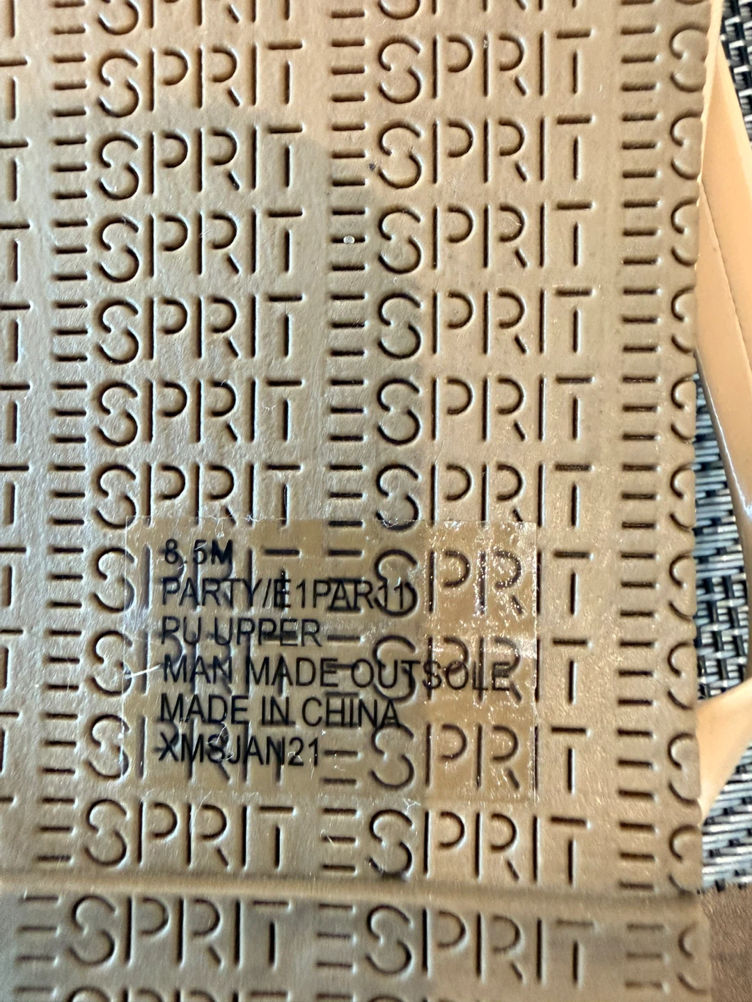 Esprit Women's Flip Flops - Size 8.5M - Beige - photo 2