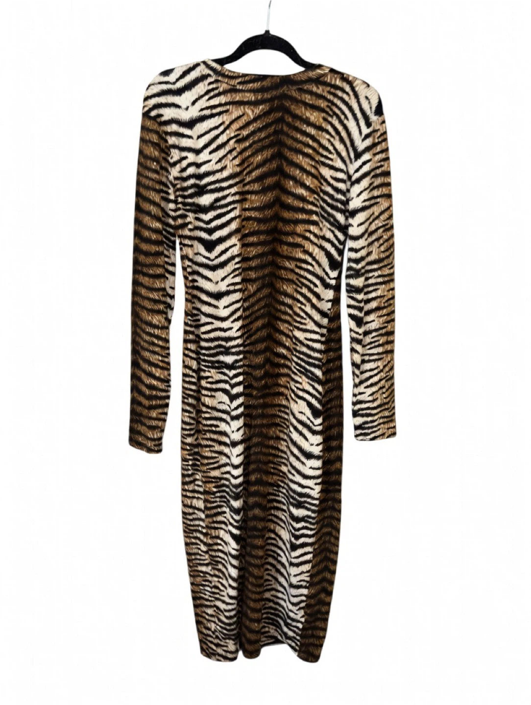 Tiger Print Long Sleeve Dress - photo 2