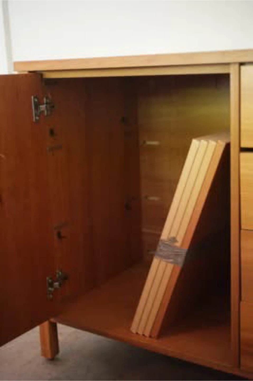 Wooden Sideboard Cabinet with Drawers - photo 2