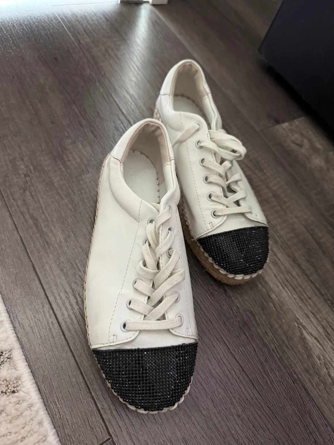 White Espadrille Sneakers