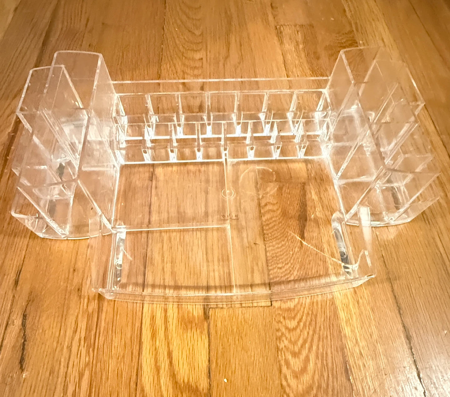 Pre-owned BINO Clear Acrylic Makeup Organizer Holder - photo 2