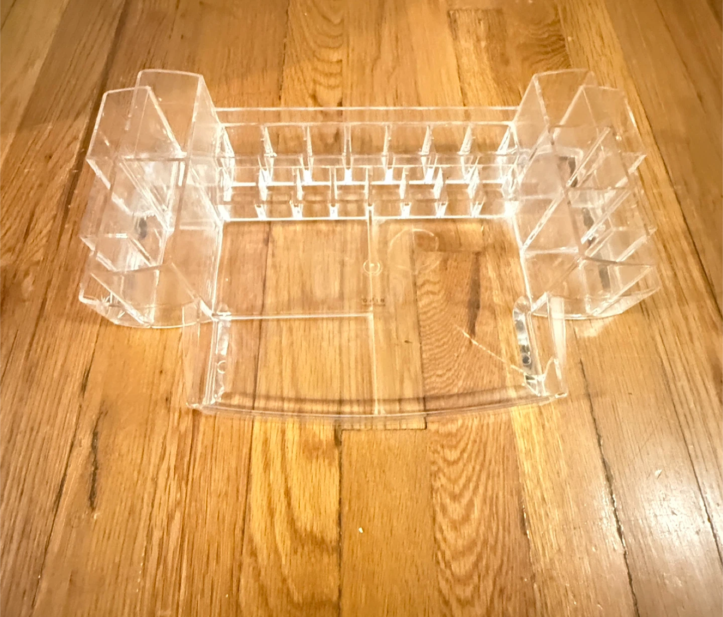 Pre-owned BINO Clear Acrylic Makeup Organizer Holder - photo 3