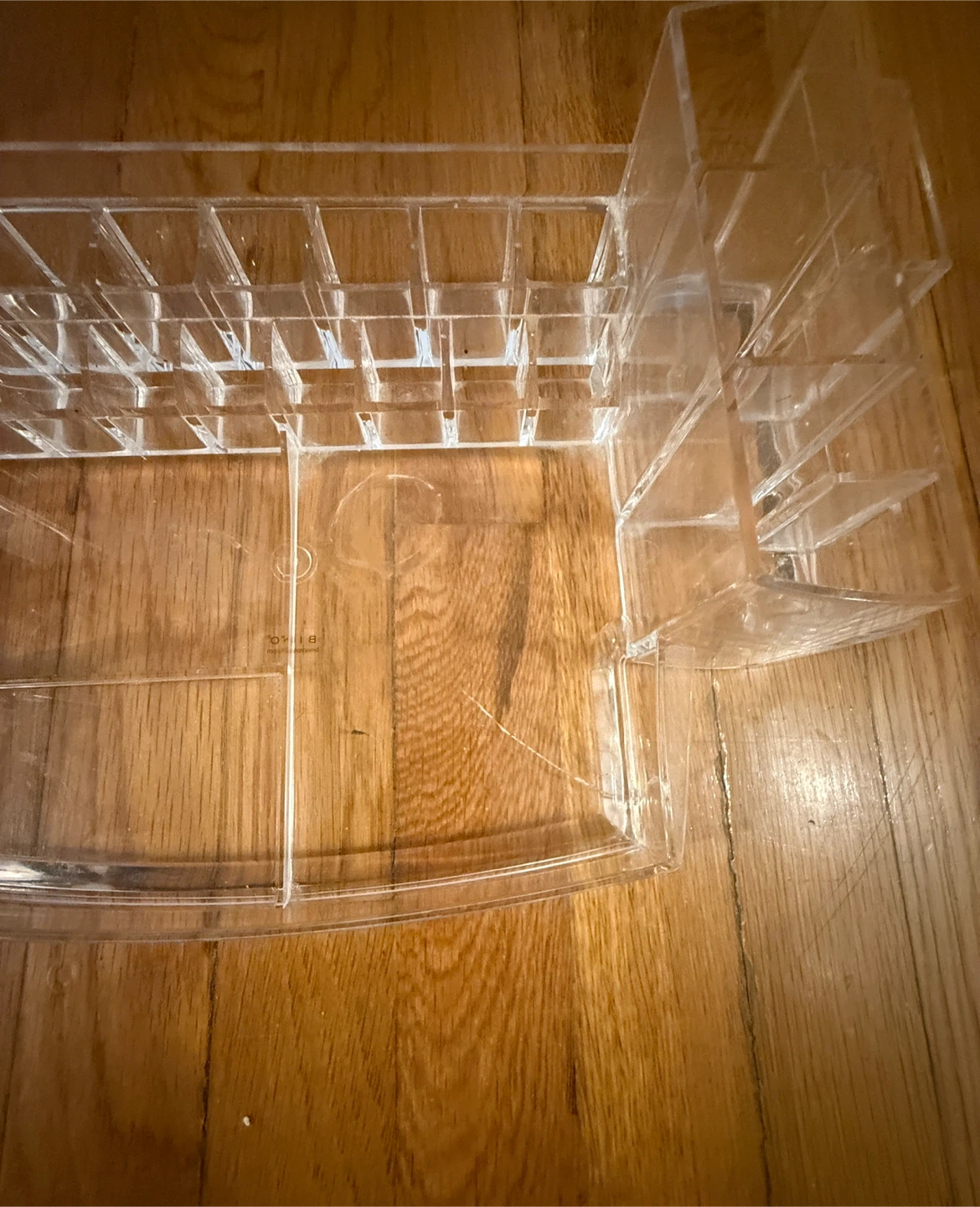 Pre-owned BINO Clear Acrylic Makeup Organizer Holder - photo 4