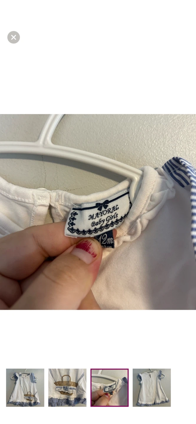Mayoral Baby Girls Dress - 12 Months - photo 3