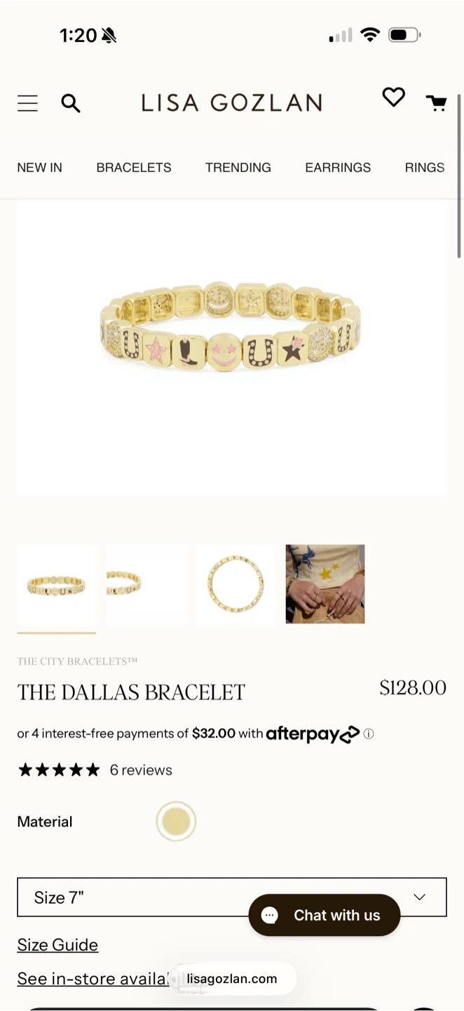 Lisa Gozlan Gold Bracelet - photo 5