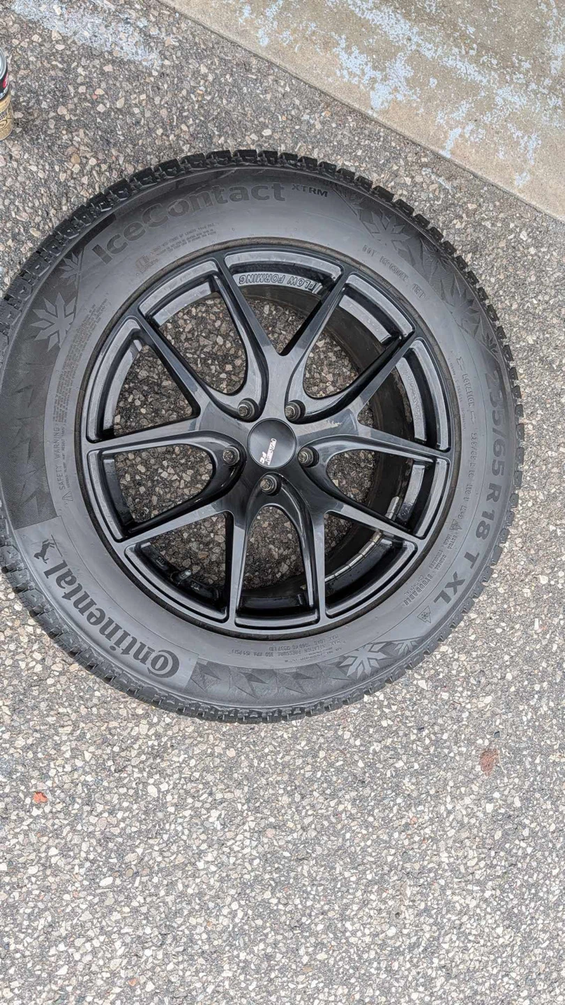 Continental IceContact XTRM Winter Tires with Rims
