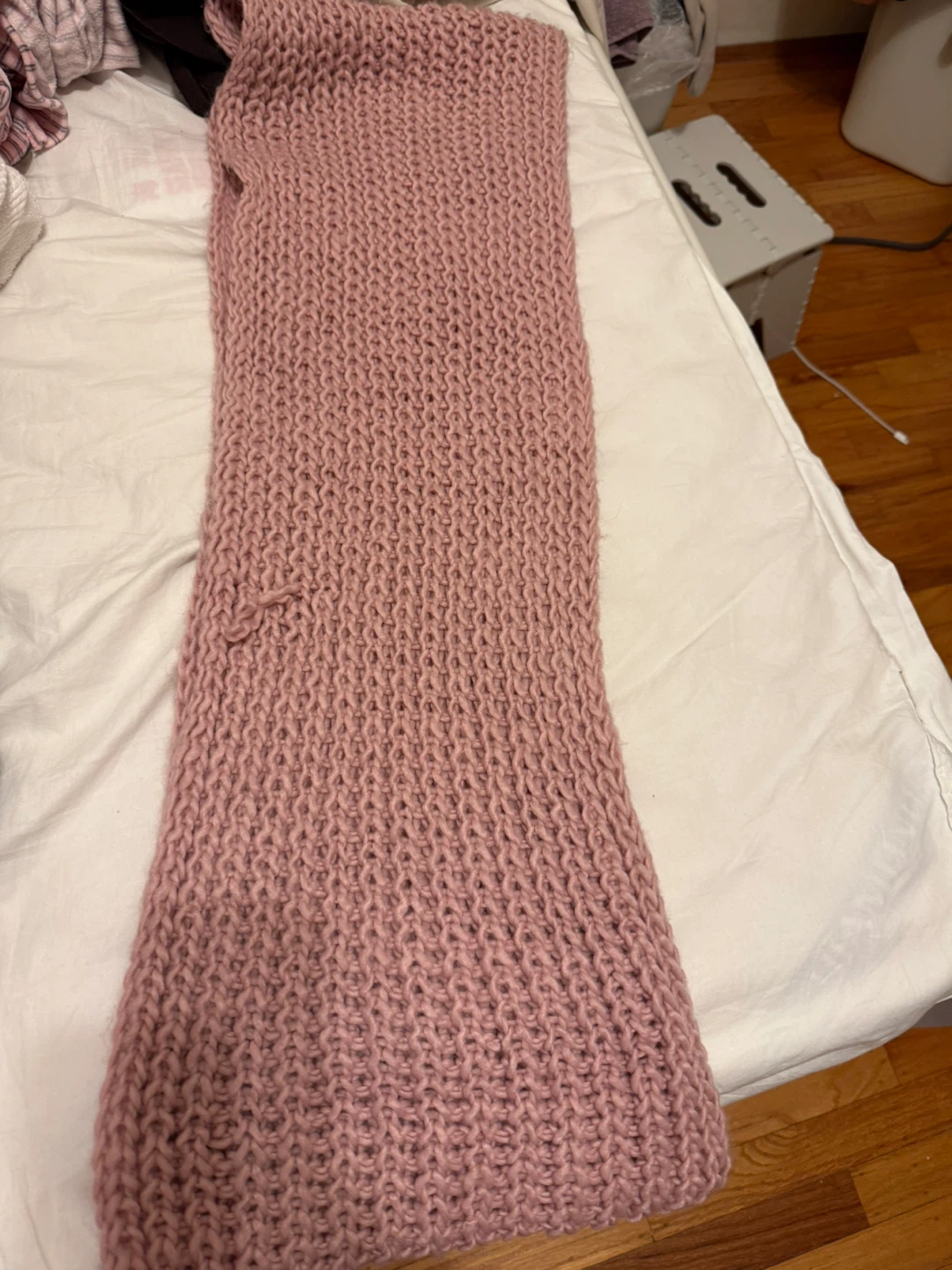 Knit Scarf - pink - photo 2