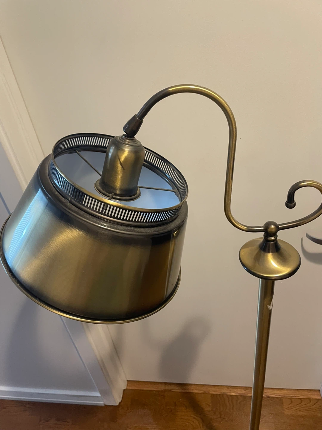 Vintage Brass Gooseneck Floor Lamp🥕 - photo 3