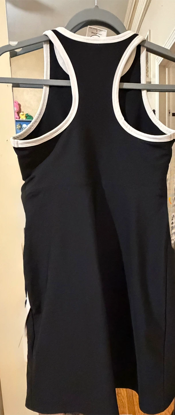 Sage Collective Black Tennis Dress with White Trim - photo 2