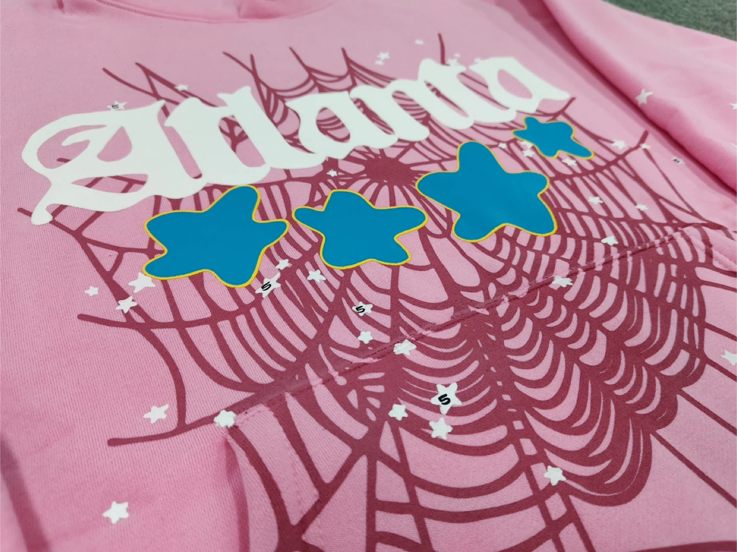 Pink Atlanta spider Hoodie - photo 4